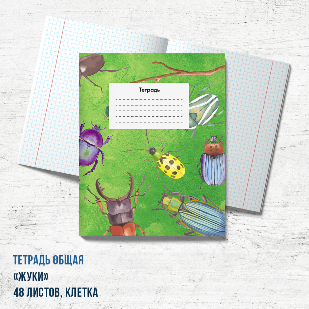 Тетрадь "Жуки"